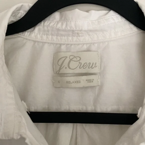 J-crew relaxed sheer white button down - Picture 2 of 4